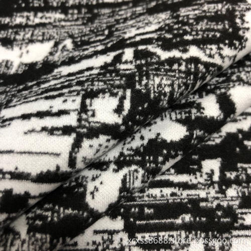 Modedesign jacquardstickat mjukt tyg